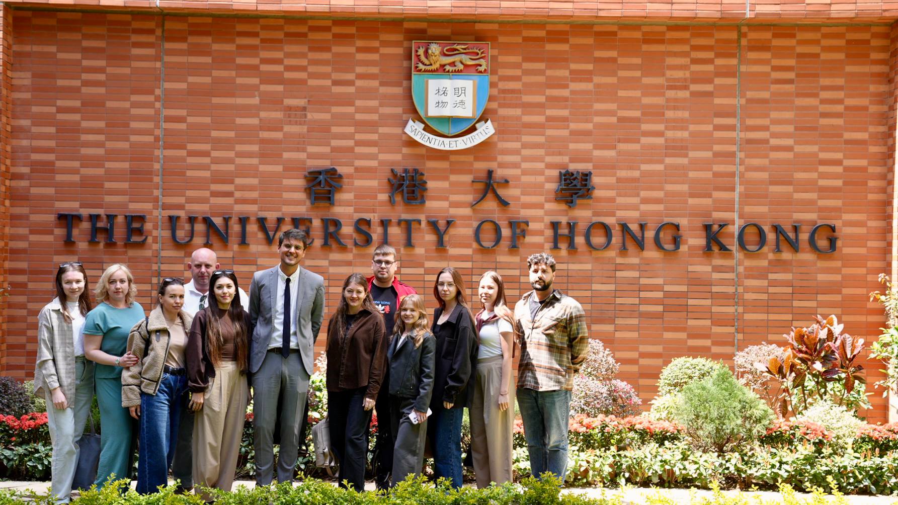 Egor Lyfar teaching an AI for Scientific Research masterclass at the University of Hong Kong